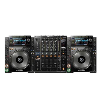 2x pioneer DJ CDJ-2000 and 1x Djm 900 Nexus Mixer